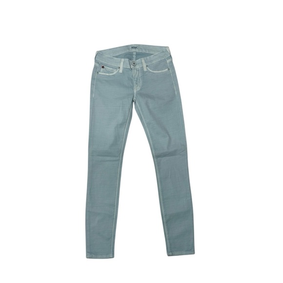 New Hudson KRISTA SUPER SKINNY CROP Jeans Women's Light Baby Blue Size 24 - Picture 1 of 7